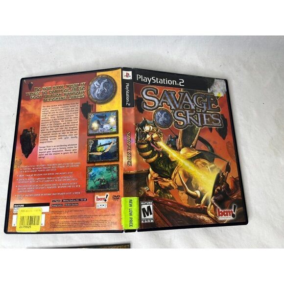Savage Skies Sony PlayStation 2 PS2 Complete CIB Very Clean TESTED WORKS SEE PIC - Picture 2 of 6